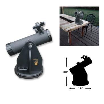 Galileo 500mm X 80mm Table Top Dobsonian Telescope with Smartphone Photo//Video Adapter