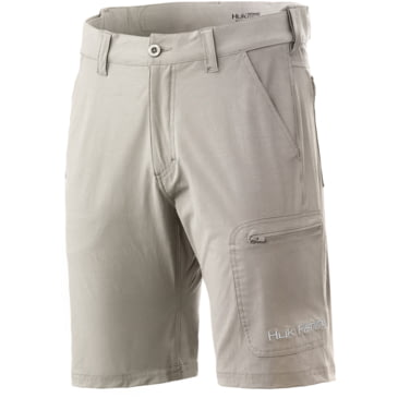 HUK Mens Next Level 10.5 Quick-Drying Performance Fishing Shorts with UPF 30 Sun Protection