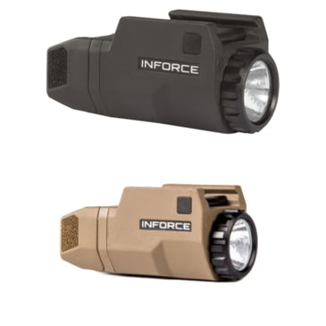 APLc Compact Weapon Mounted Light for Glock 200 Lumens Black Clone 