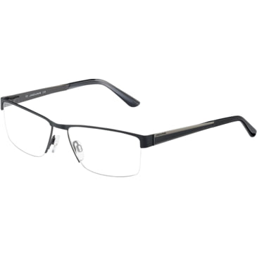 Jaguar Mens Eyeglasses 33089 1063 Grey/Black Half Rim Optical Frame 57mm