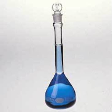 with Stopper +/- 1mL Tolerance Case of 4 Kimax 28015-2000 Borosilicate Glass 2L Round with Flat Bottom Class B Volumetric Flask 