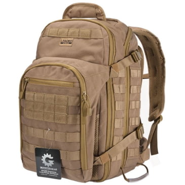 loaded gear backpack