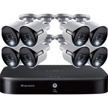 lorex 4k active deterrence security system 6 cameras