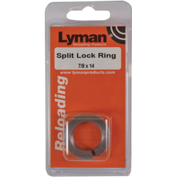 Lyman TWO PACK Steel Split Lock Rings for 7/8 x 14 Dies # 7631304 New! 