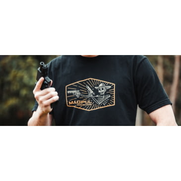 Magpul 122080 Tejas Fine Cotton 2XL Black T-Shirt 