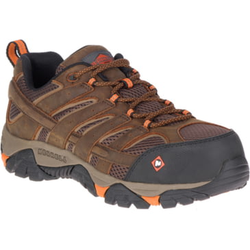 men's moab vertex vent comp toe work shoe wide width