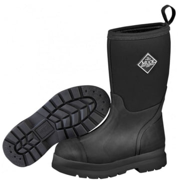 kids black work boots
