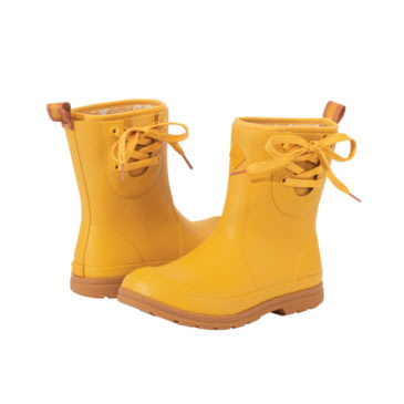 yellow muck boots