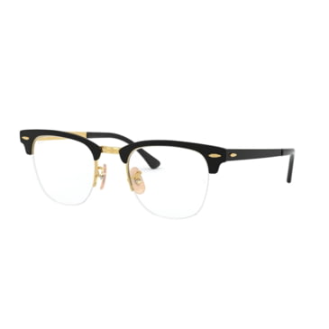 black and gold ray ban clubmasters
