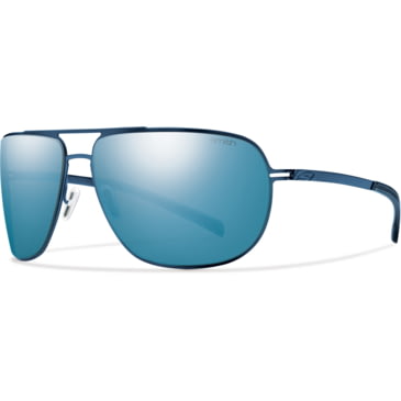 smith optics salute polarized stainless aviator