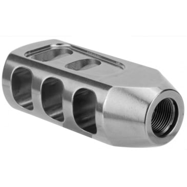 Stainless Steel 5/8x24 Thread Tanker Muzzle Brake for .308 308 W Crush Washer 