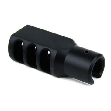 Ruger 1022 10/22 Aluminum T6 Muzzle Brake Gray Hard Anodized Surface /W SCREW 