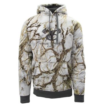 true timber high pile fleece hoodie