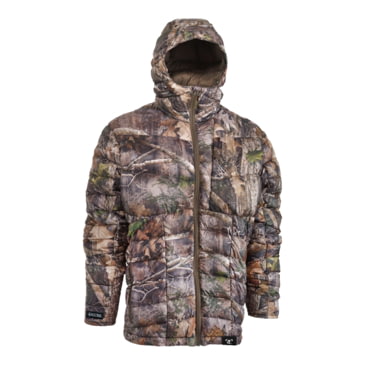 packable down hunting jacket