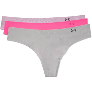 Under Armour UA Pure Stretch Print Thong - 3-Pack | Free Shipping over $49!