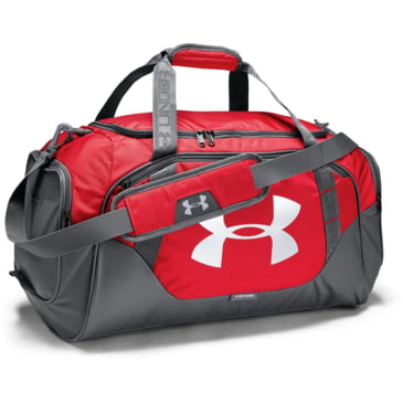 red under armour duffle bag