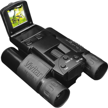Vivitar 12x25 BinoCam Digital Camera Binoculars Kit w/Batteries 