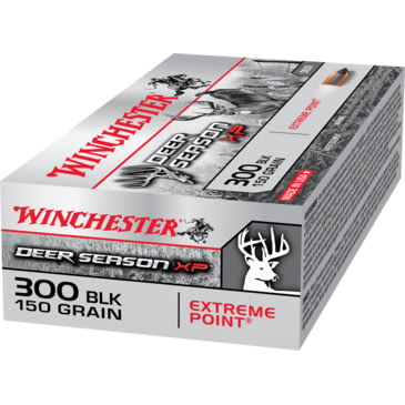 Winchester Deer Season Xp 300 c Blackout 150 Grain Extreme Point Polymer Tip Centerfire Rifle Ammunition 5 Star Rating Free Shipping Over 49