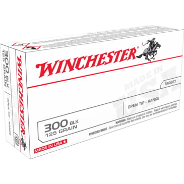 Winchester Usa Rifle 300 Aac Blackout 125 Grain Full Metal Jacket Centerfire Rifle Ammunition Up To 30 Off Free Shipping Over 49