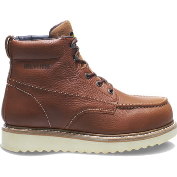 steel toe moc toe work boot