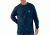 Carhartt Long Sleeve Workwear Pocket T-Shirt - Mens-Navy-Large