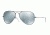 Ray-Ban Aviator Large Metal Sunglasses RB3025 029/30-55 - Matte Gunmetal Frame, Green Mirror Silver Lenses