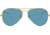 Ray-Ban Aviator Large Metal Sunglasses RB3025 9196S2-55 - , Blue Lenses