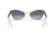 Ray-Ban Lady Burbank RB2299 Sunglasses, Blue Gradient Grey Lenses, Transparent Blue, 52, RB2299-134386-52