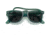 Ray-Ban Original Wayfarer RB2140 Sunglasses, Transparent Green, Dark Grey Lenses, 50, RB2140-6615B1-50