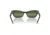 Ray-Ban RB2299 Lady Burbank Sunglasses - Womens, Green Frame, Dark Green Grad Mirror Polarized Lens, 52, RB2299-6659G4-52