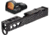 Vortex Viper 1x24mm 6 MOA Red Dot Sight, Black, Viper Red Dot and TRYBE Defense Pistol Slide, Glock 26, Gen 3/4, Viper Cut, Version 2, Black Cerakote