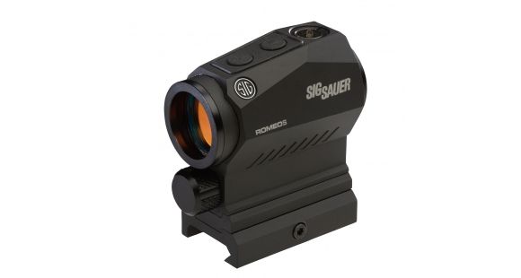 Sig Sauer ROMEO5 1x20mm Red Dot Sight, 2 MOA Red Dot Reticle, 65 MOA Circle Dot, 1 x AAA Battery, Matte, Black, SOR52102
