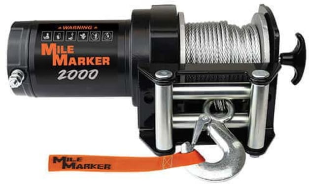 Mile Marker 2000 lbs Utility Winch 76-50200 Winches