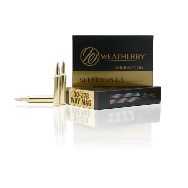 therby Select Plus Rifle 30-378 Wby Mag 180 Gr Scirocco 3500 Fps 20/ct 6DCB4502 WM Ammo