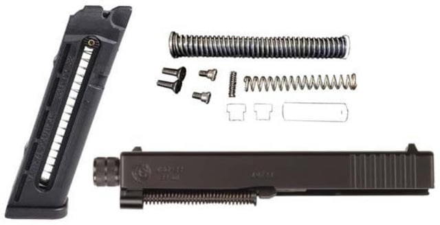 Round .22 LR Glock Conversion Magazine With Glock 19/23 .22 Threaded End And Maintenance Kit Ammo