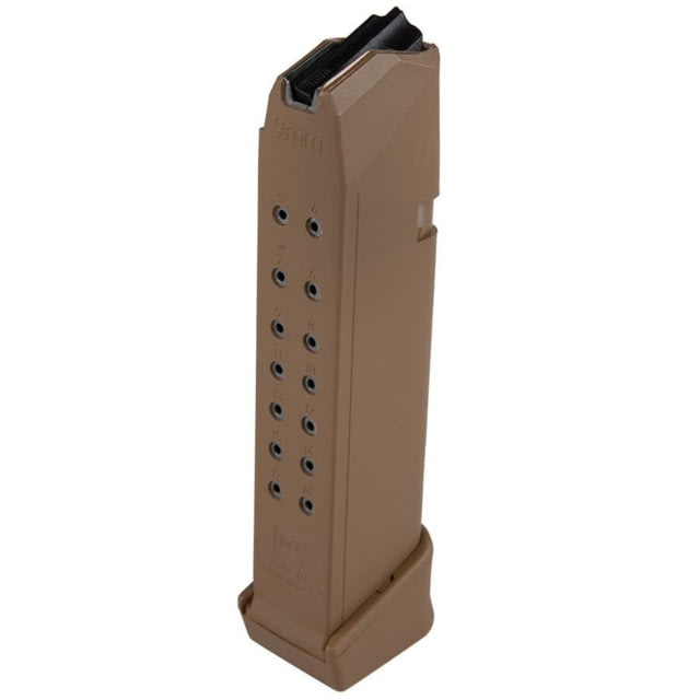 Glock G17/19 9mm Luger 19 Round Pistol Magazine Glock 17/17L/19/19X/26/34 Coyote Tan 1 Pack 19 - Glock