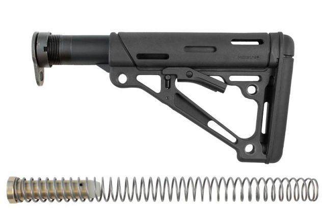 Hogue AR15/M-16 OM Mil-Spec Collapsible Buttstock Black