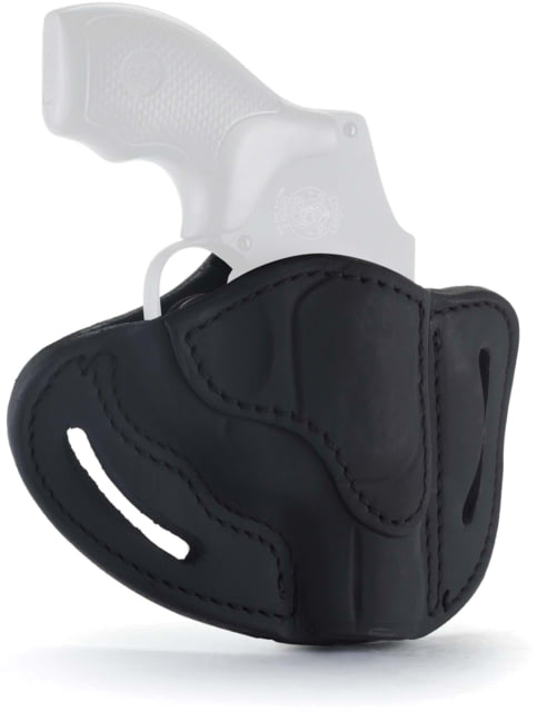 1791 Gunleather J-Frame Revolver Holster Left Hand Stealth Black Size 1 - 1791 Gunleather