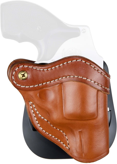 1791 Gunleather Paddle RVH1 J-Frame Revolver Holster Size 1 Right Hand Classic Brown - 1791 Gunleather
