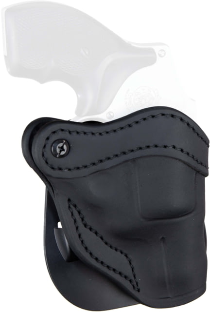 1791 Gunleather Paddle RVH1 J-Frame Revolver Holster Size 1 Right Hand Stealth Black - 1791 Gunleather