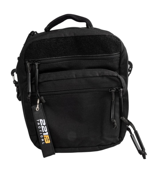 221B Tactical PF-1 Armored Fast Access EDC CCW Bag Black Bag with 2 Legacy IIIA Armor - 221B Tactical