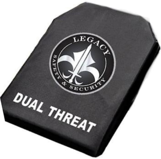 221B Tactical Legacy Dual Threat Level IIIA Armor Plate Black 6"x8" - 221B Tactical