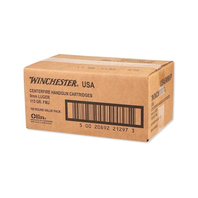 Winchester 9mm 115gr FMJ 1000 Rounds