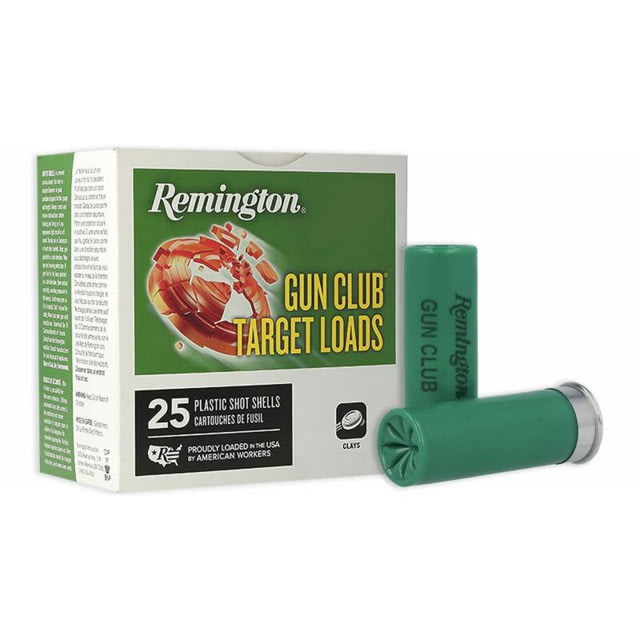 ington Gun Club Target Load 12 Gauge 1 1/8 Oz 2.75in Shotgun #7.5 250 Rounds Ammo