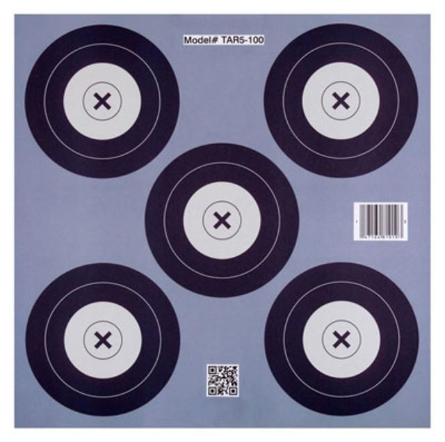 30-06 Outdoors Paper Archery Target 5-spot 17x17in 100ct - .30-06 Outdoors