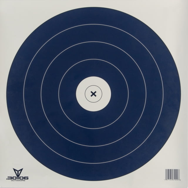 30-06 Outdoors Single Spot Paper Target 100ct White - .30-06 Outdoors