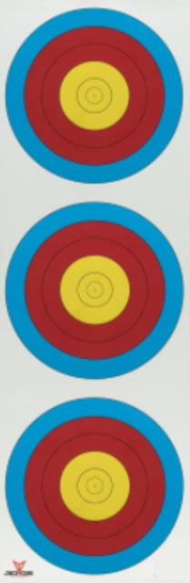 30-06 Outdoors Vertical 3 Spot Target 100ct White - .30-06 Outdoors