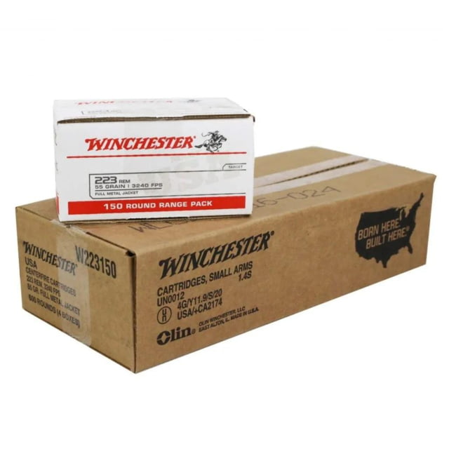 chester Lake City .223 Rem 55gr FMJ 600 Round Case 4-150 Round Boxes Ammo