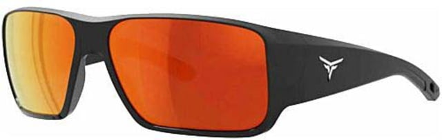 3M Force Flex Kingfish Sunglasses Black Frame Red Mirror Lens