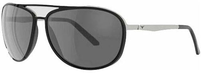 3M Force Flex Tango Sunglasses Black/Silver Frame Smoke Polarized Lens